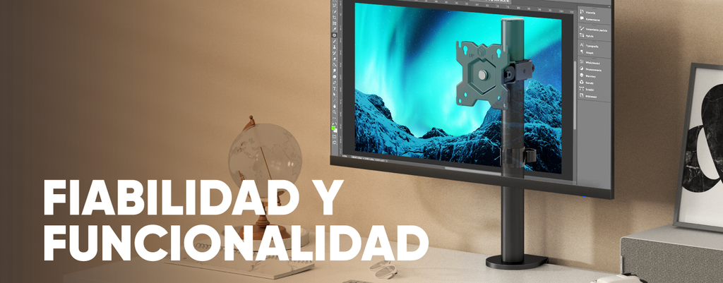 Soportes de escritorio sin muelles ONKRON: fiabilidad y versatilidad para su espacio de trabajo