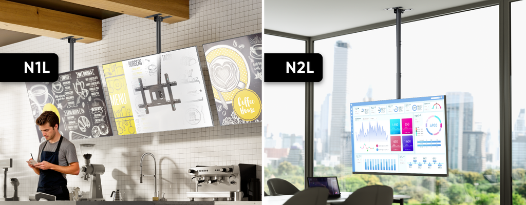 Soportes de techo ONKRON para el hogar y los negocios: N1L y N2L