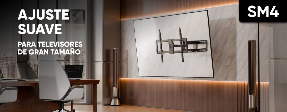 Soporte TV de pared inclinable y giratorio SM4