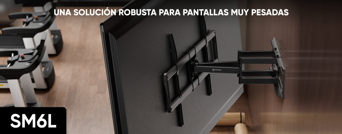 SM6L — Soporte TV de pared inclinable y giratorio