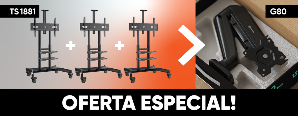 ¡Oferta especial: compra 3 soportes TS1881-B y recibe un soporte G80-B de regalo!