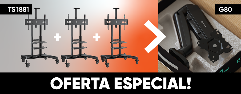 ¡Oferta especial: compra 3 soportes TS1881-B y recibe un soporte G80-B de regalo!