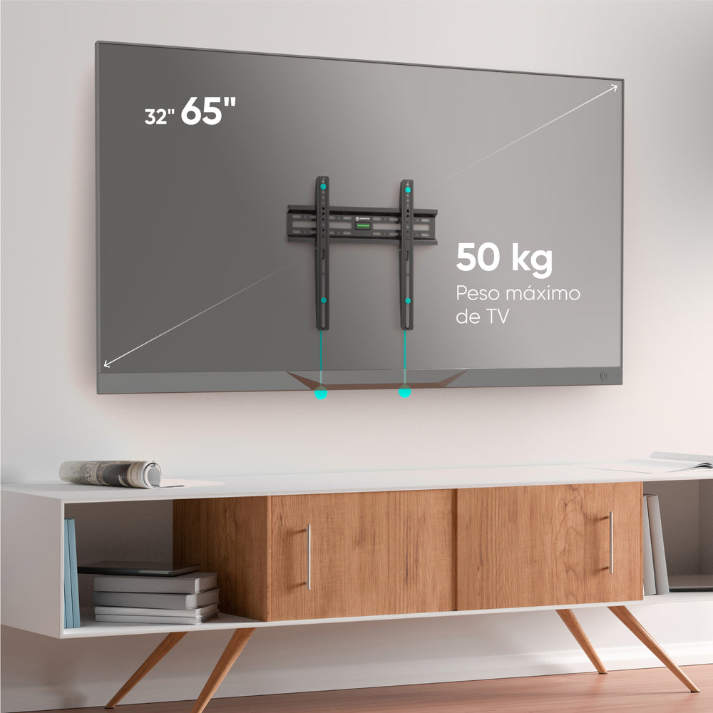 ONKRON Soporte TV de pared para pantallas de 32¨-65¨ de hasta 50 kg, n