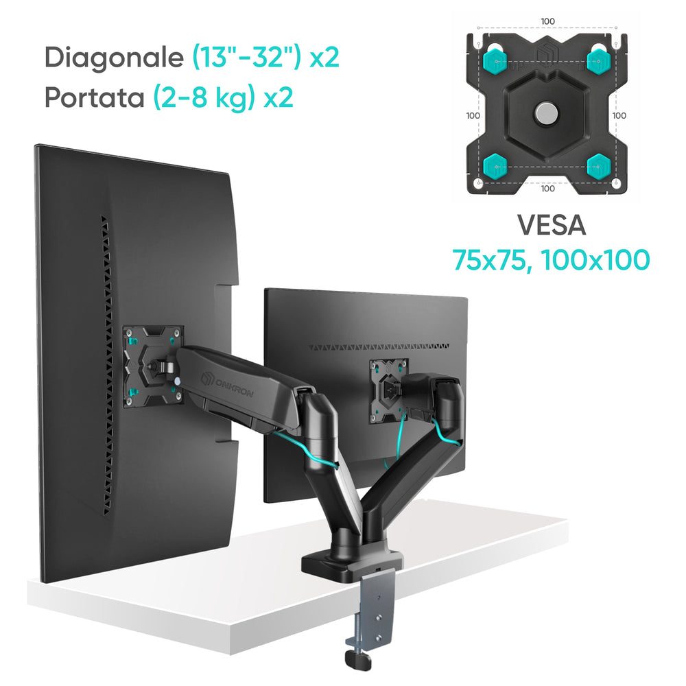 Soporte VESA para Portátil - 4,5kg - Bases para Monitores