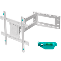Soporte TV 40”-75” de pared, extra largo 71cm, max 68,2 kg, blanco M7L-W