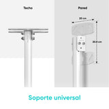 ONKRON Soporte de Techo para TV 32"-70" extensible de hasta 68,2 kg, blanco N1L-W