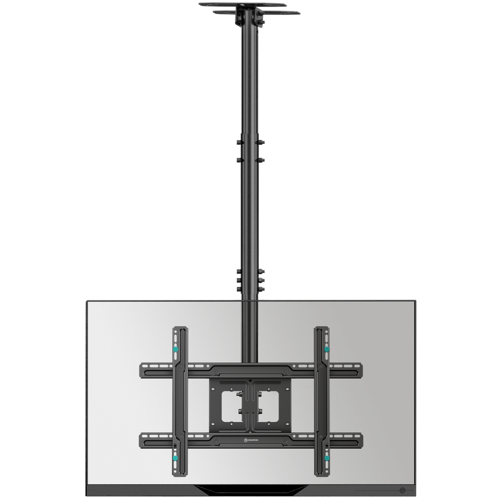 ONKRON Soporte TV de techo 32¨-80¨ extensible 71,7-310,4 cm de hasta 68,2 kg, negro N2L-B