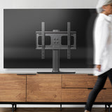 ONKRON Soporte TV de 26¨-55¨ giratorio de escritorio de hasta 30kg, negro PT1