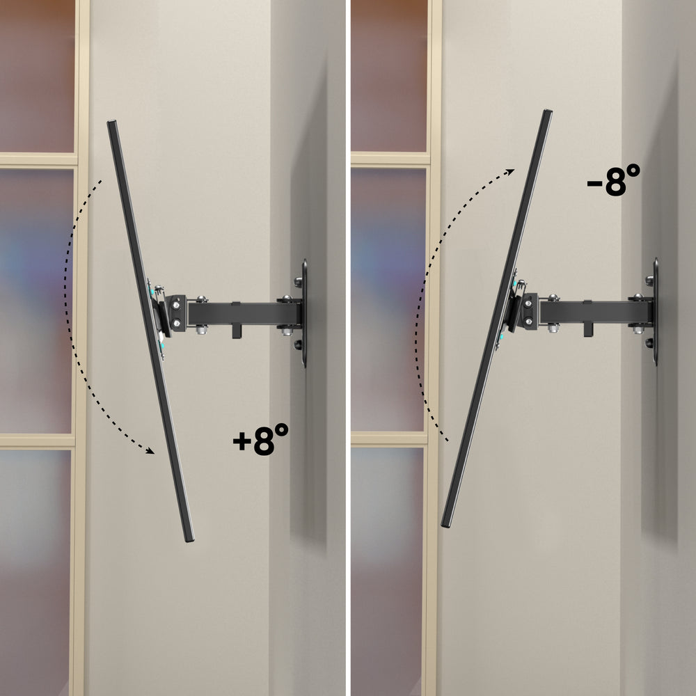 ONKRON Soporte TV de pared de 10-35¨  de hasta 20 kg, negro R2-B
