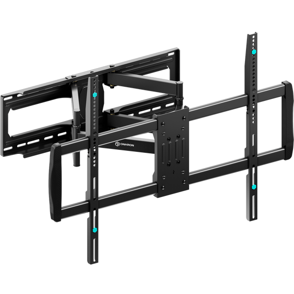Soporte TV de pared para televisores de 55"–100", máx. 75 kg, inclinable y giratorio, negro SM4