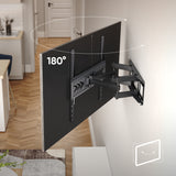 Soporte de pared para TV de movimiento completo para pantallas planas LCD LED de 32-65 pulgadas de hasta 45 kg ONKRON STE644, Negro